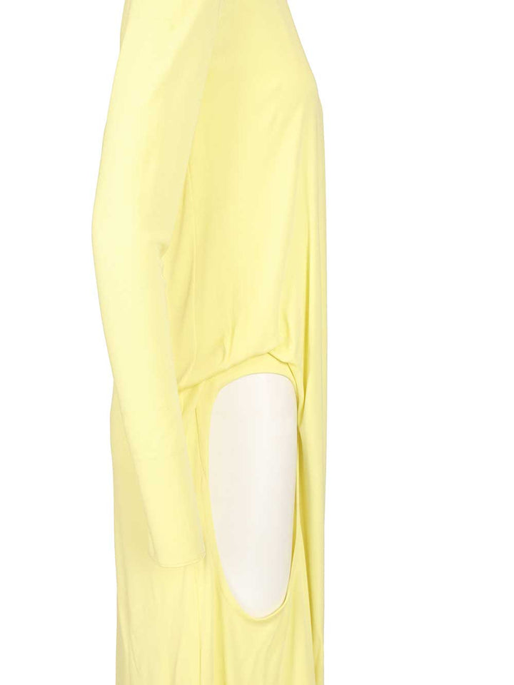 Tom Ford Crepe Jersey Long Sleeve Evening Dress Dresses - Yellow | d5ef4e2061aadd25bfc10d8276543b525564f548