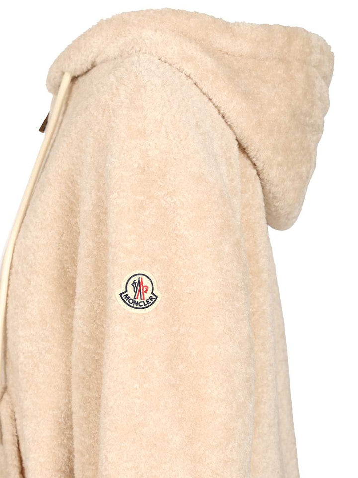Moncler Padded Sweatshirt Knitwear - Beige | 2529cd83e14b787bc9cdd86540825cf4842441ee