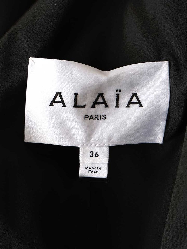 AlaÏA Padded Bomber Jacket Jackets - Black | 1060629a59672da8b594f98c29746faaff22fbb8