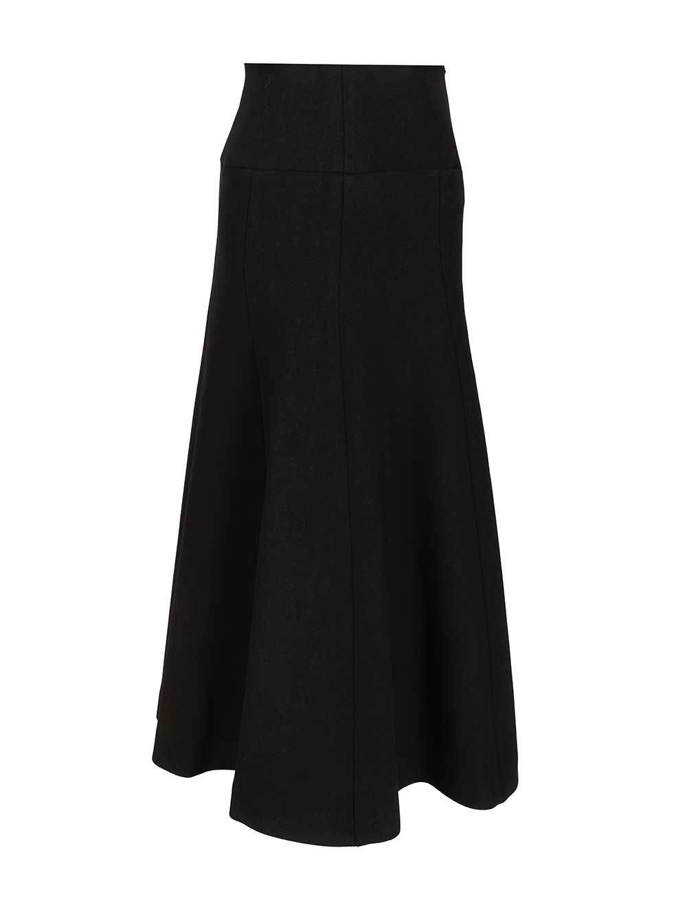 AlaÏA Skirt With Slit Skirts - Black | 2f48d8cac8732e4ff06ce83eee737bb6e1a3eccb