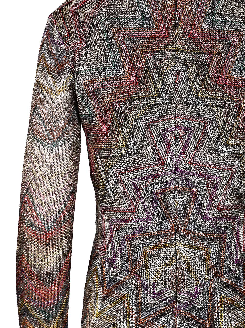 Missoni Long Dress With Lamé And Zigzag Sequins Dresses - Multicolor | ab23c0afc7d8c3bfabd6a5230c887efc13140485