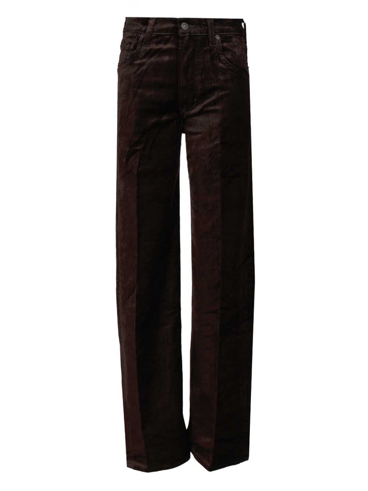 Citizen Of Humanity Ayla Baggy Trousers - Brown | 51e51762f97d2657dab8fa00f626e8999a5ee004