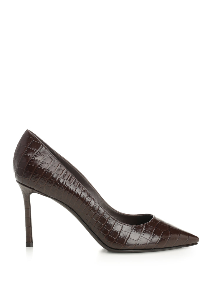 Jimmy Choo Romy Pumps - Brown | ae601778b0f7a5f2a7a4adc3958e86b67e8bdd6f