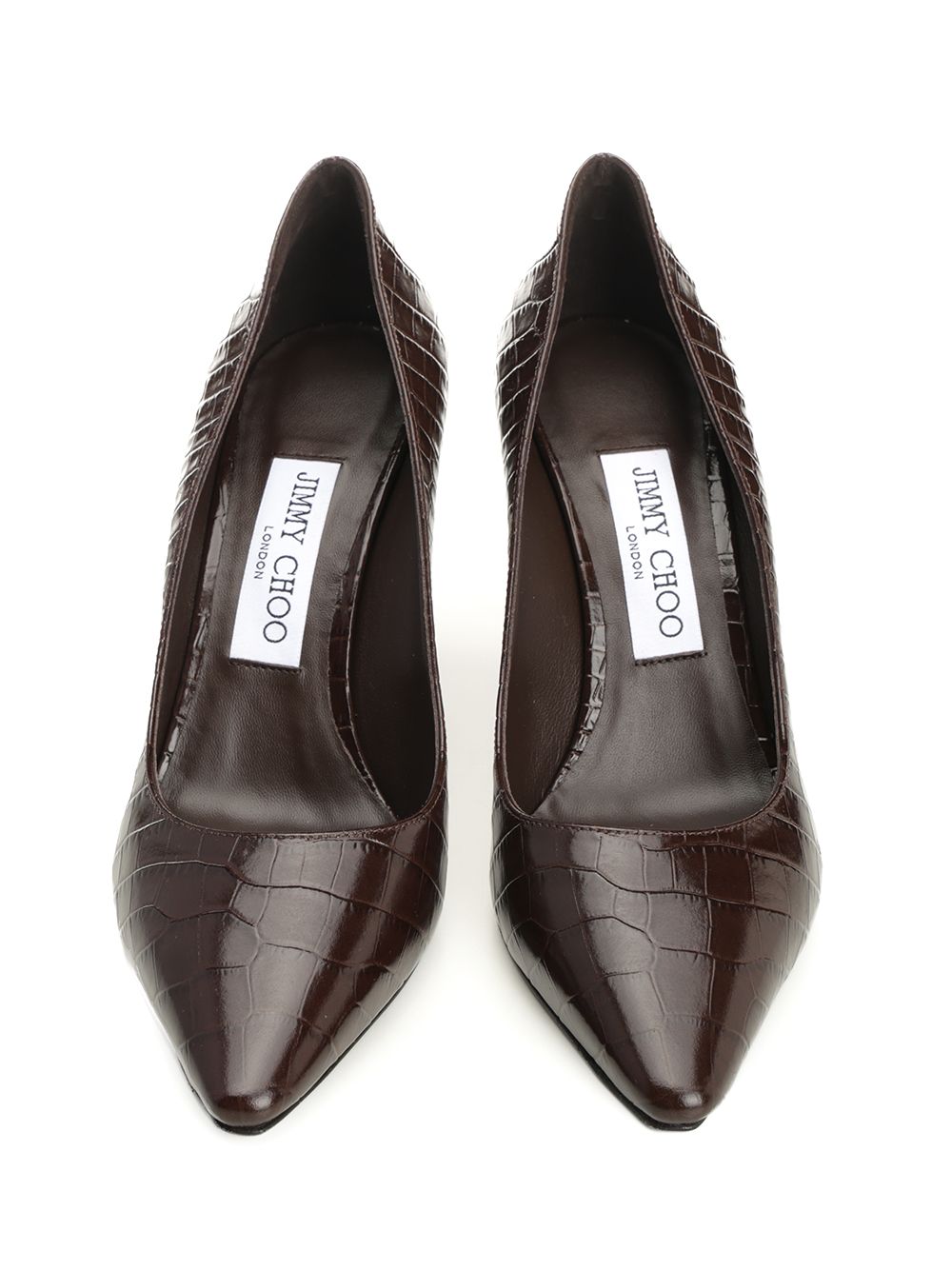 Jimmy Choo Romy Pumps - Brown | 6947bcda93a38cfd0a2a53fa58ba57a2cf80ba86