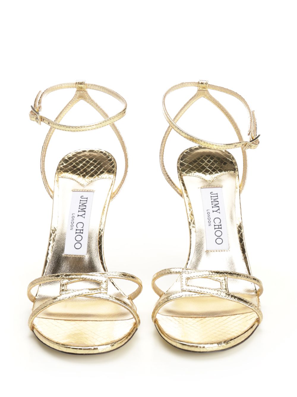 Jimmy Choo Leo Sandals - Gold | 0b6493e9cb758579f8677cbf1024ba87d16af866