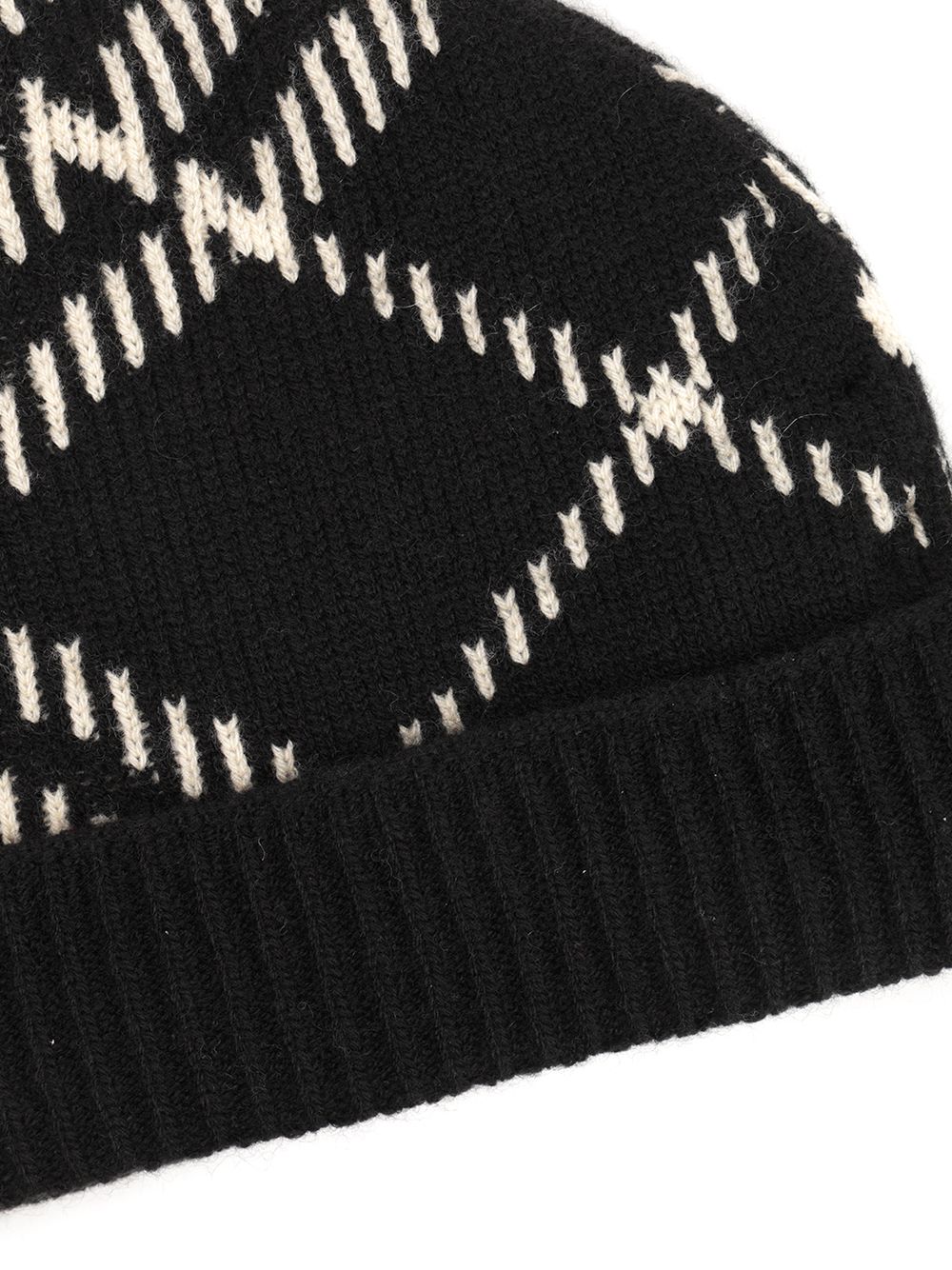 Burberry Cashmere Blend Cap Hats - Black | d61f5ff0b8043298ceac9d708bcfbf481953e201