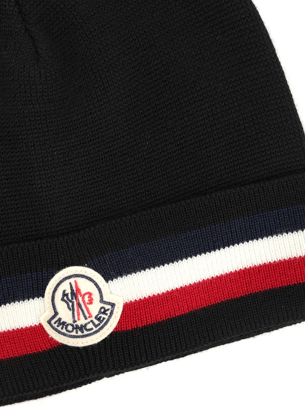 Moncler Wool Hat Hats - Black | 8193121b3bdac0b0f2fc657d05665ee365869b2b