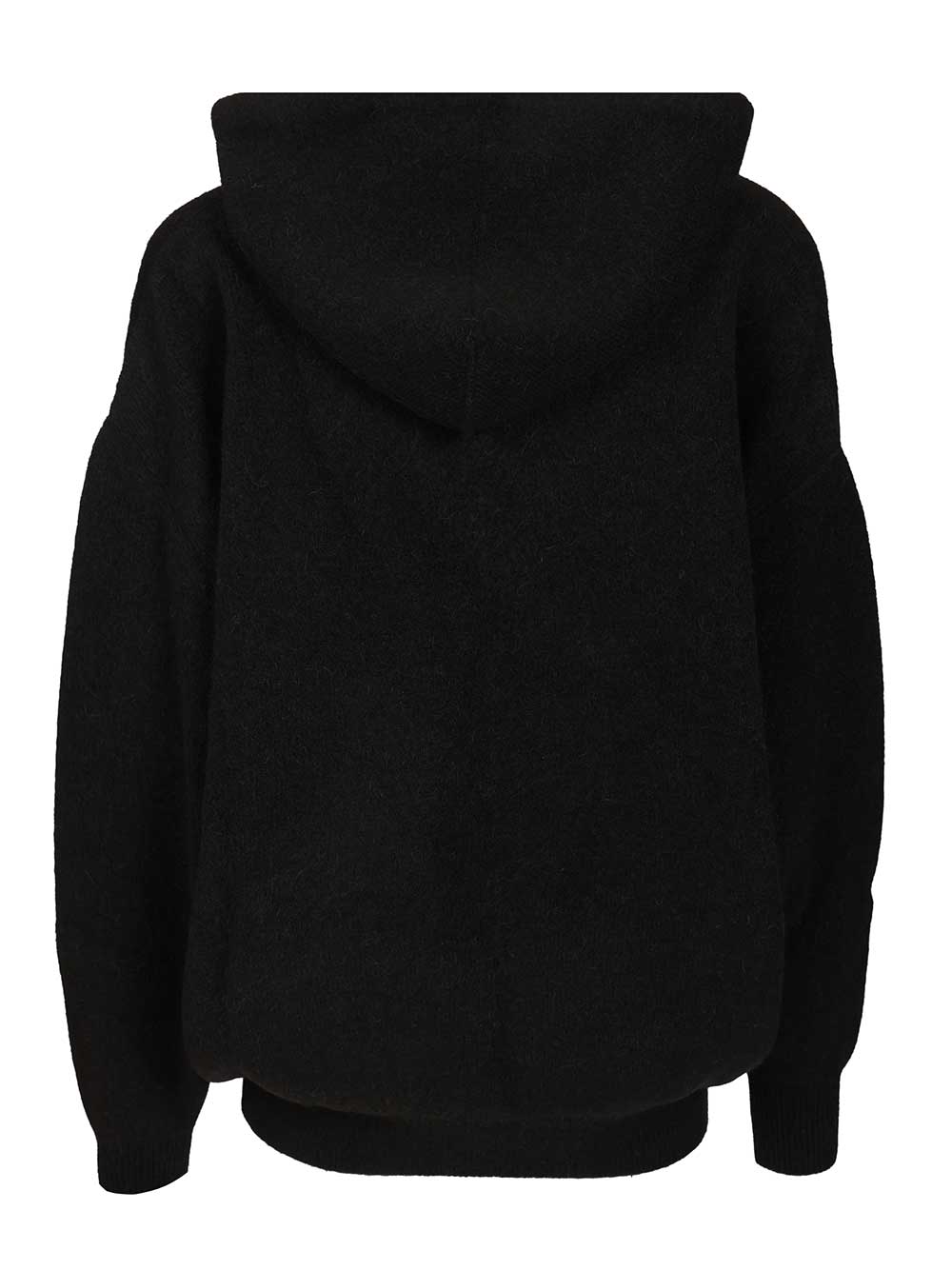 Rick Owens Hun Hoodie Knitwear - Black | 3e8abdff308d5e6a3b9f3c9033a7fb3bd1bbbca2