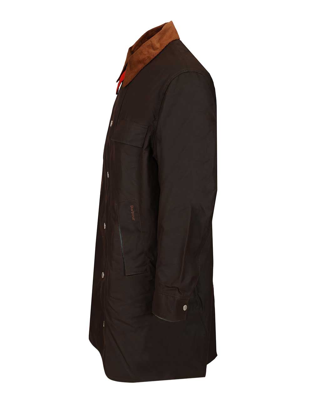 Barbour X Paul Smith Barbour X Paul Smith Long Coat Jackets - Brown | c1f675461beede62a1a6d2f76c0d2368b7c55ee7
