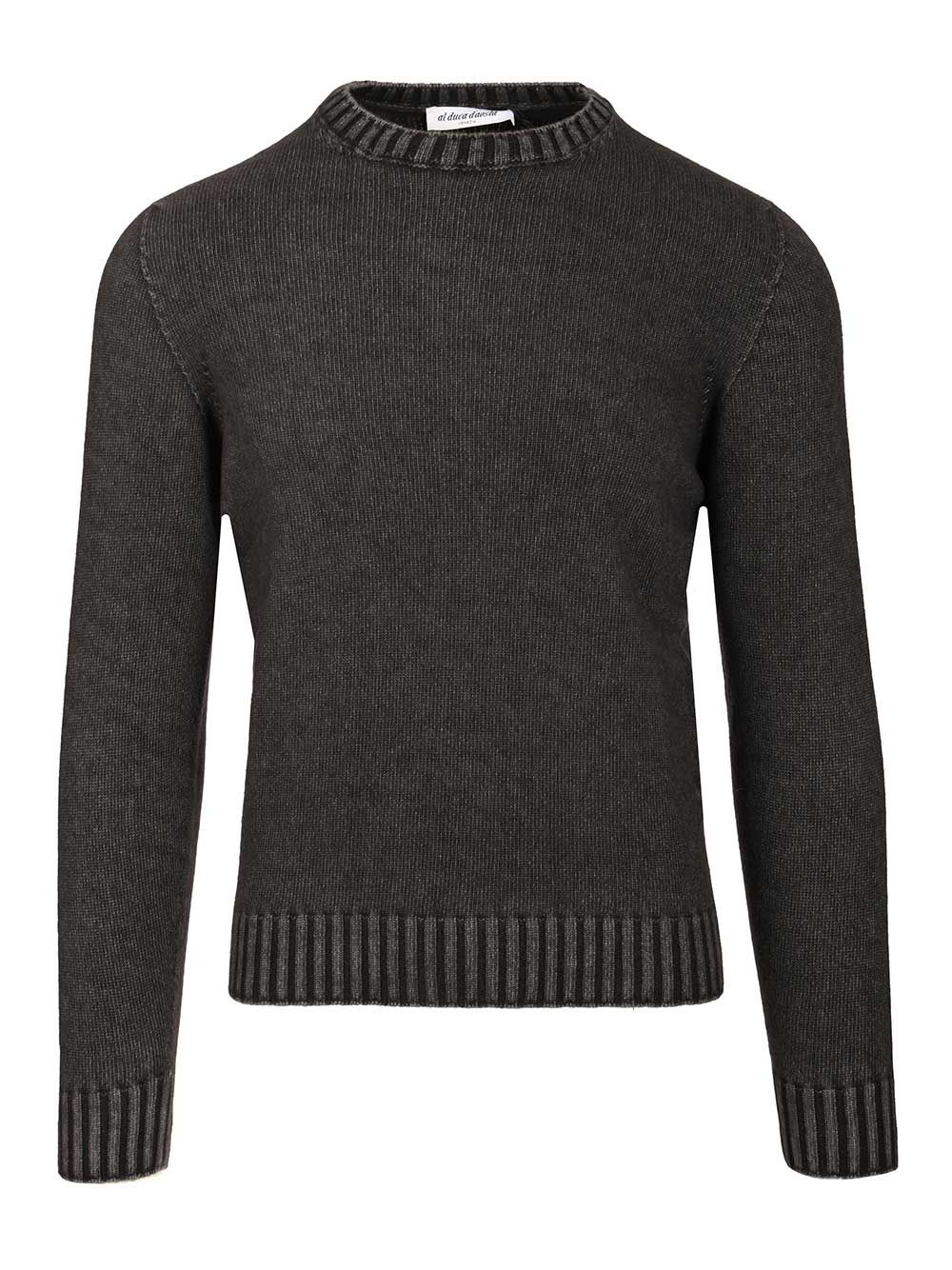 Al Duca D'Aosta Crewneck Sweater Knitwear - Grey | 6c713c15d03150154d41a837e5b6c88efda6882a
