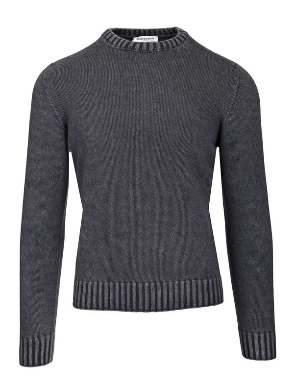Crewneck Sweater Knitwear Blue