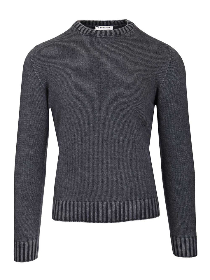 Al Duca D'Aosta Crewneck Sweater Knitwear - Blue | 1b91a6efab77a3b955c0615ed8ed791335617f08