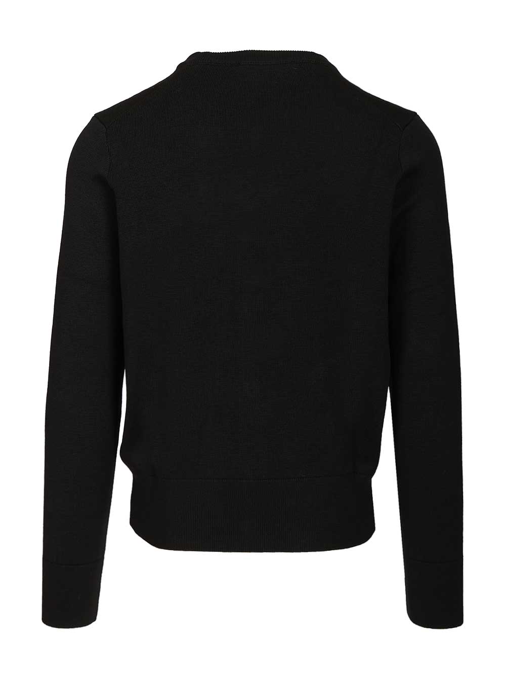Ami Cardigan In Merino Wool Knitwear - Black | 6250ad3de9d268846962f8684f2eead3d1ec23c4
