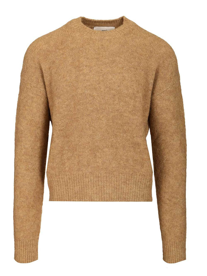Ami Ami Sweater Knitwear - Beige | bd2987c18ff5b1b25995d70ee2aee469660da357