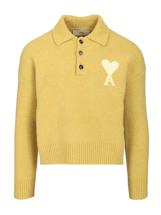 Ami De Coeur Polo Shirt Knitwear Yellow