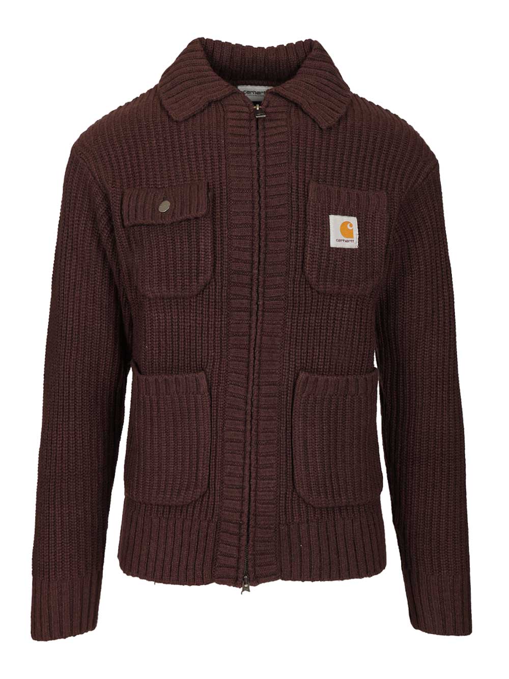 Carhartt Wip Chore Knitwear - Brown | f747eef10ad7134d26a054909dc992ec14f2d2e7