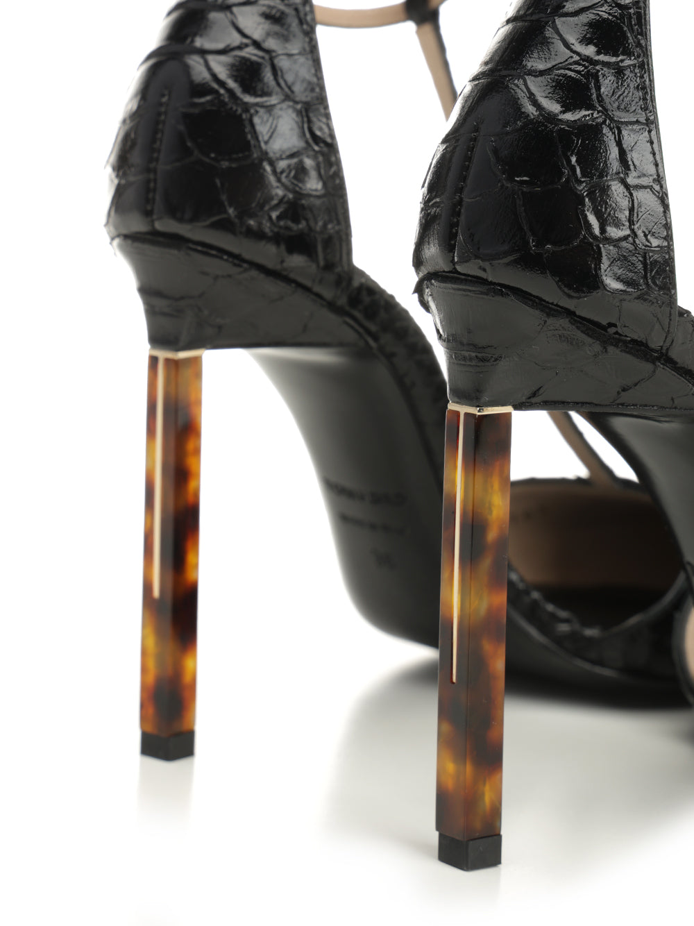 Tom Ford Snakeskin-Effect Leather Pumps - Black | 30d0279962de25d2cb61370e99747832ab7ee161