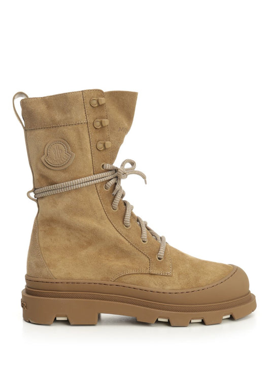 Vera High Suede Boots Beige