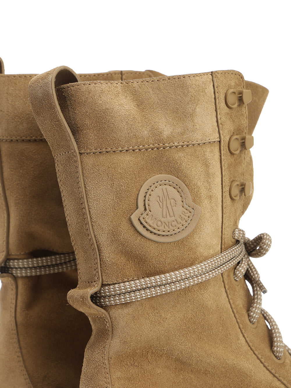 Moncler Vera High Suede Boots - Beige | 2058f73757fdfe09cc11f71e59f1fcbab531799f