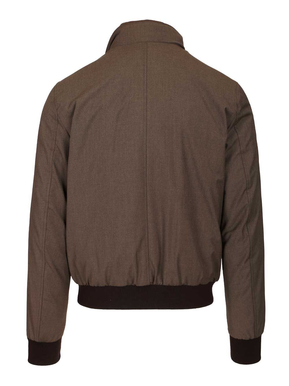 Moorer Suede Bomber Jacket Jackets - Beige | 11ab36f1a013104f30a1d92f05ac1fda1da0f25d