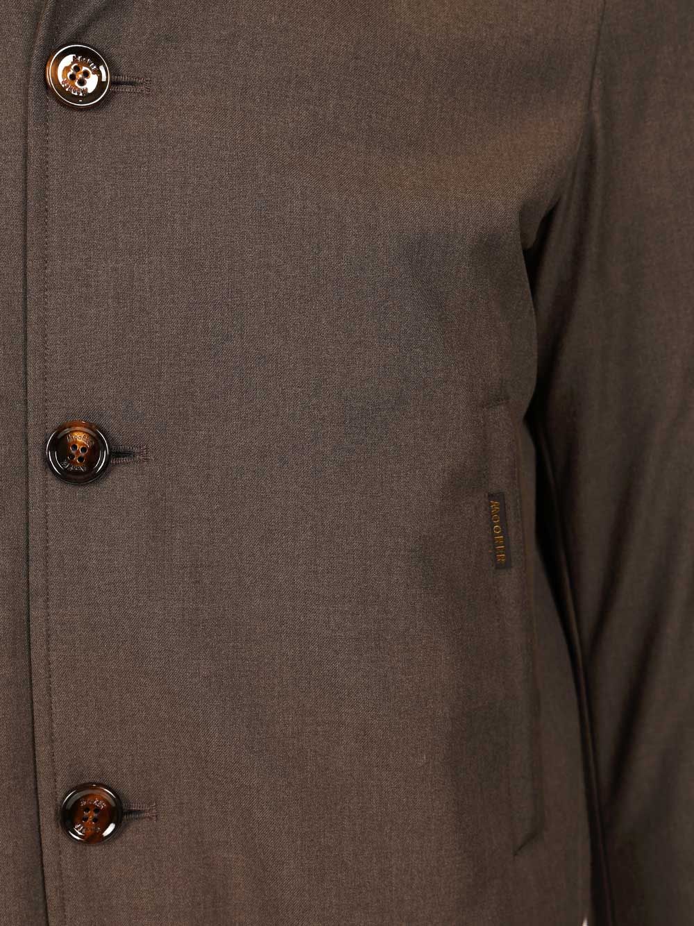 Moorer Suede Bomber Jacket Jackets - Beige | 9de7a277fcc7055e51a231292aae9ef7ec9aaaf8