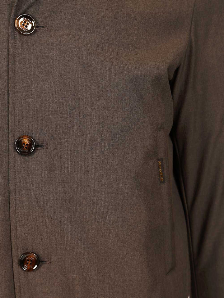 Moorer Suede Bomber Jacket Jackets - Beige | 9de7a277fcc7055e51a231292aae9ef7ec9aaaf8
