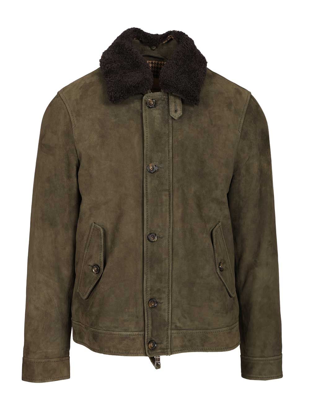Al Duca D'Aosta Suede Bomber Jacket Jackets - Green | 9dff9bad89d39c5d98d08b6b0c2297852b3951bb