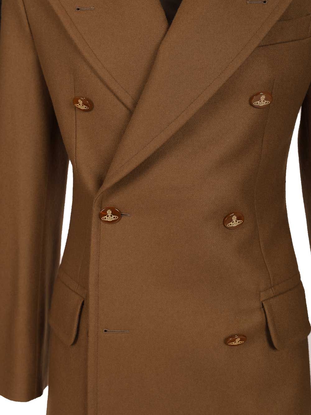 Vivienne Westwood Winston Coat Coats - Brown | 785abc837cb71063be670a94255f6576f491bfa4