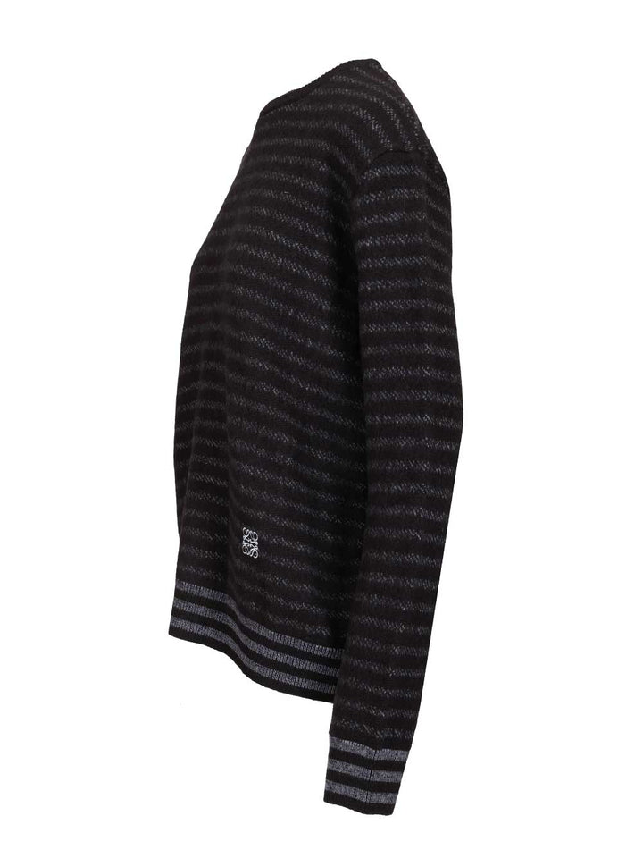 Loewe Wool Sweater Knitwear - Blue | 0c350da1883f54f3f1828f3094705656657841a7