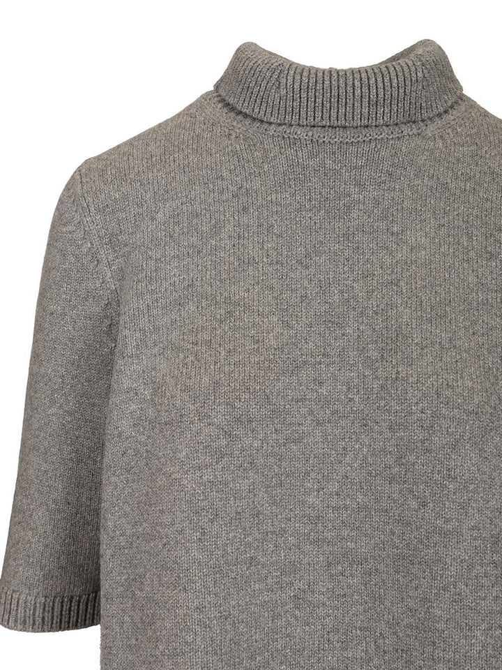 AlaÏA Cashmere Blend Turtleneck Knitwear - Grey | ef43aa38d1dd33f9c64b398f93ed493e1ab971e5