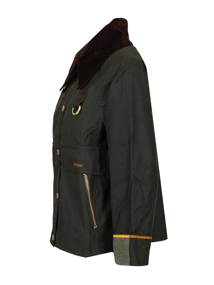 Barbour Reighton Spey Waxed Jacket Jackets - Green | 120246eea5257b1c508c761e7f2f47124db6e342