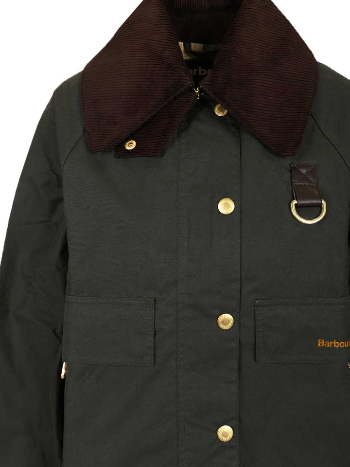 Barbour Reighton Spey Waxed Jacket Jackets - Green | 88c70d3856e8a31ccafff4522f1053271c0e88d1