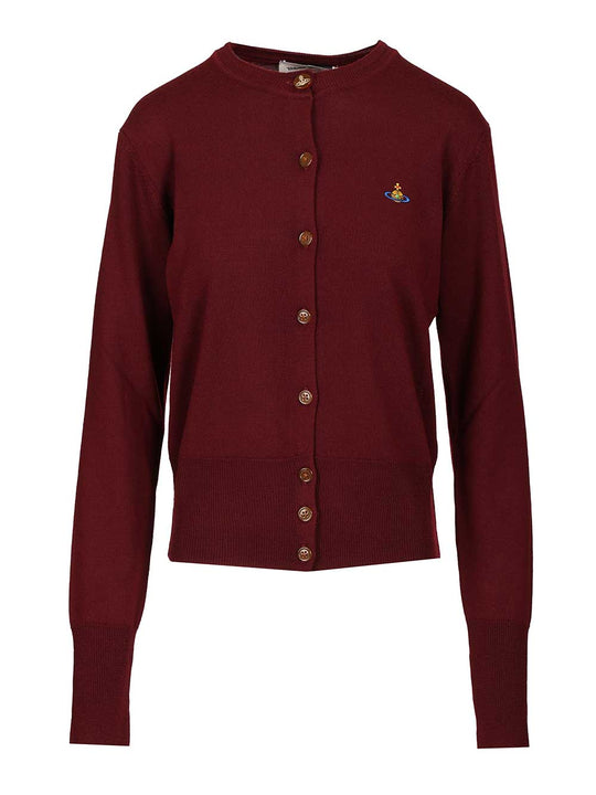 Bea Cardigan Knitwear Bordeaux