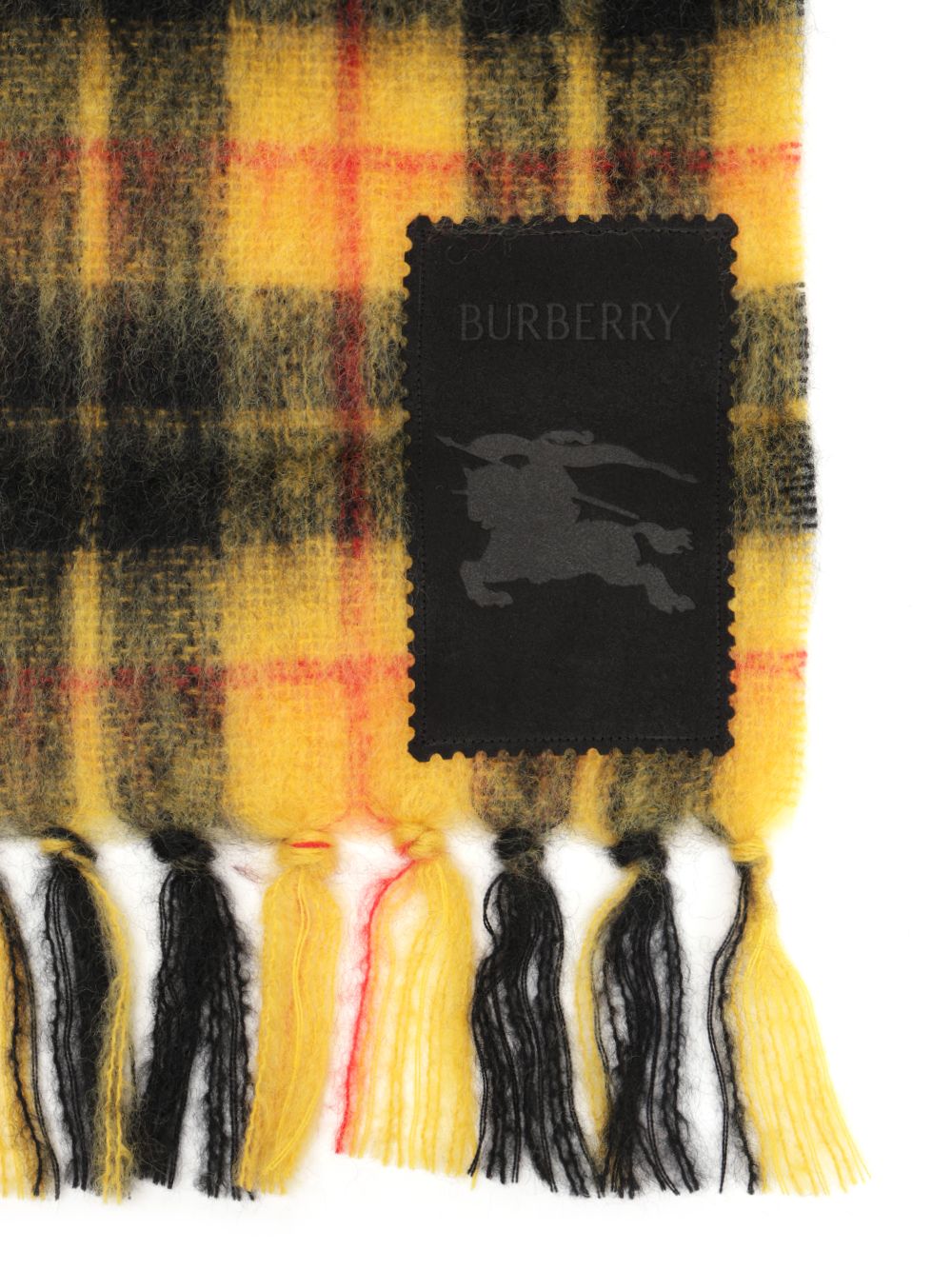 Burberry Check Wool And Mohair Scarf Scarves And Foulards - Yellow | 0fe91eae70180a2f54c1cf147a11810aaf60b1ec