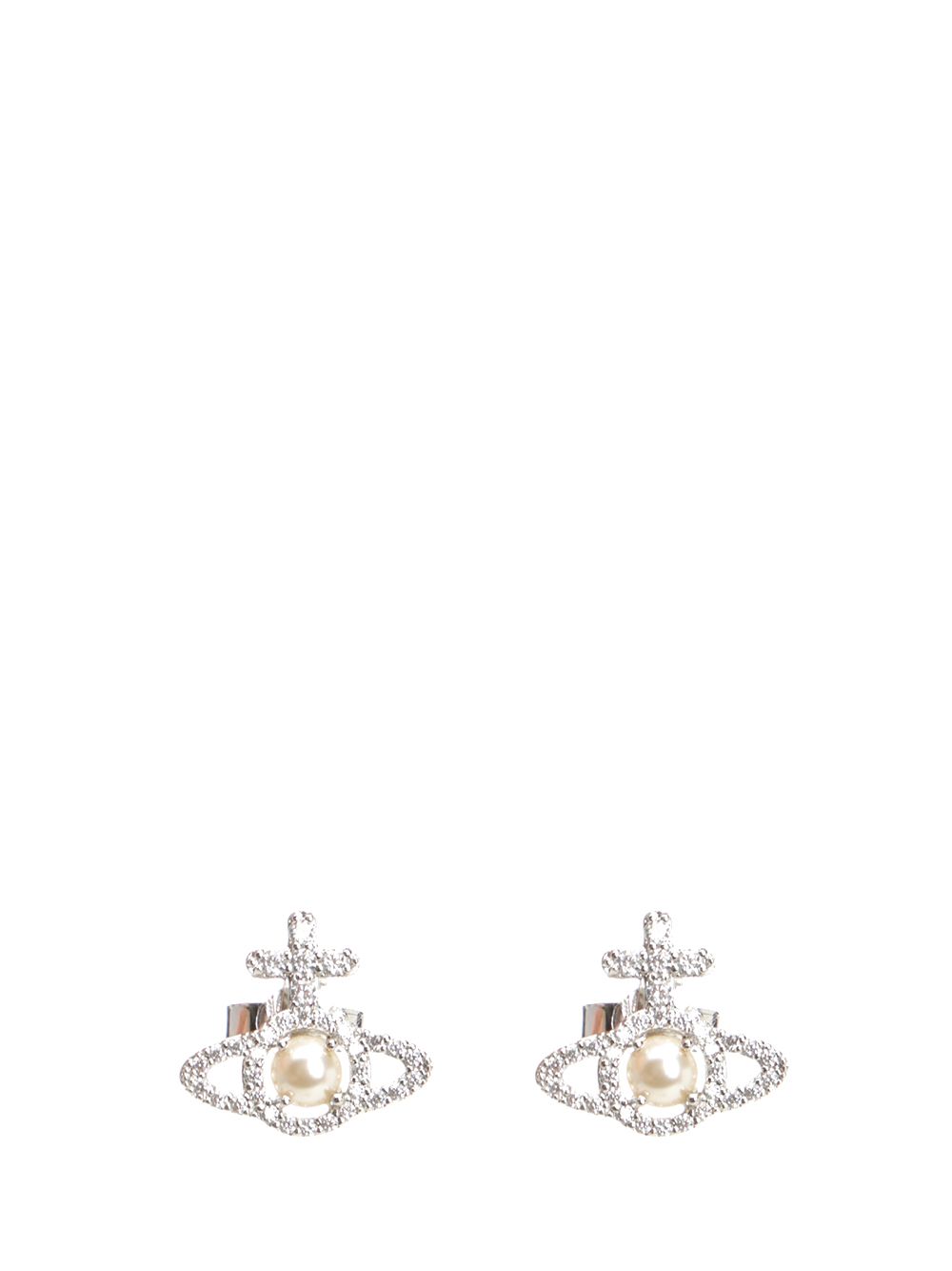 Vivienne Westwood Olympia Pearl Earrings Jewelry - Silver | bacb9b5c29c48041447f02bbdbb22b4e03c606d2