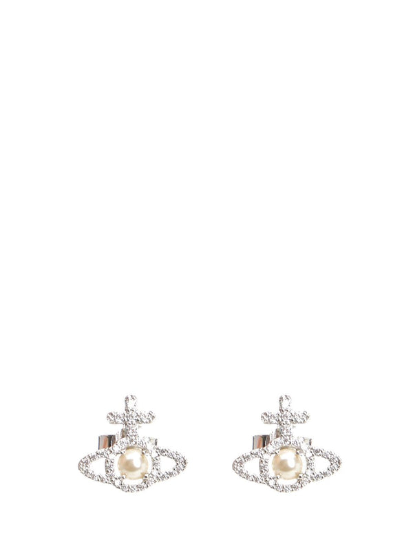 Olympia Pearl Earrings Jewelry Silver