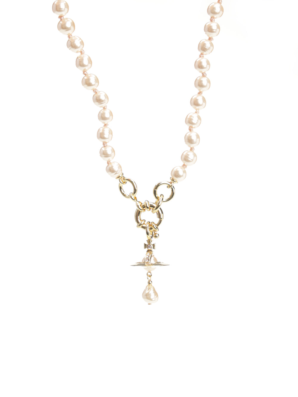 Vivienne Westwood Aleksa Pearl Necklace Jewelry - Gold | a11a49cf5cf5b468949b999eb44ffa9d69931720