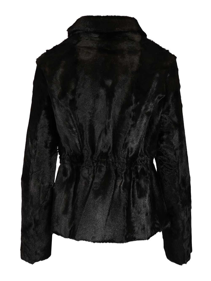 Numero Otto Structured Jacket Coats - Black | 30104b7465be830c3b824d0624d9c0ca8cbaaf71