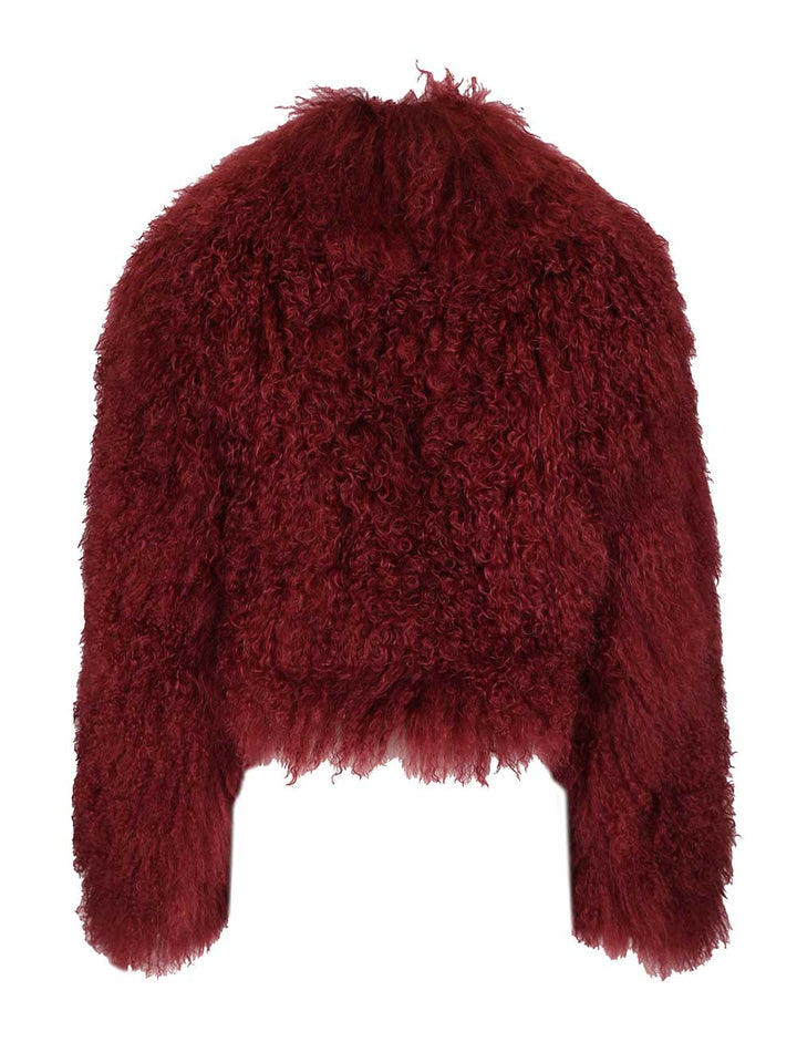 Numero Otto Short Jacket Coats - Bordeaux | f20e00bfd13ef52ed75004120aea6d171a9a1ccb