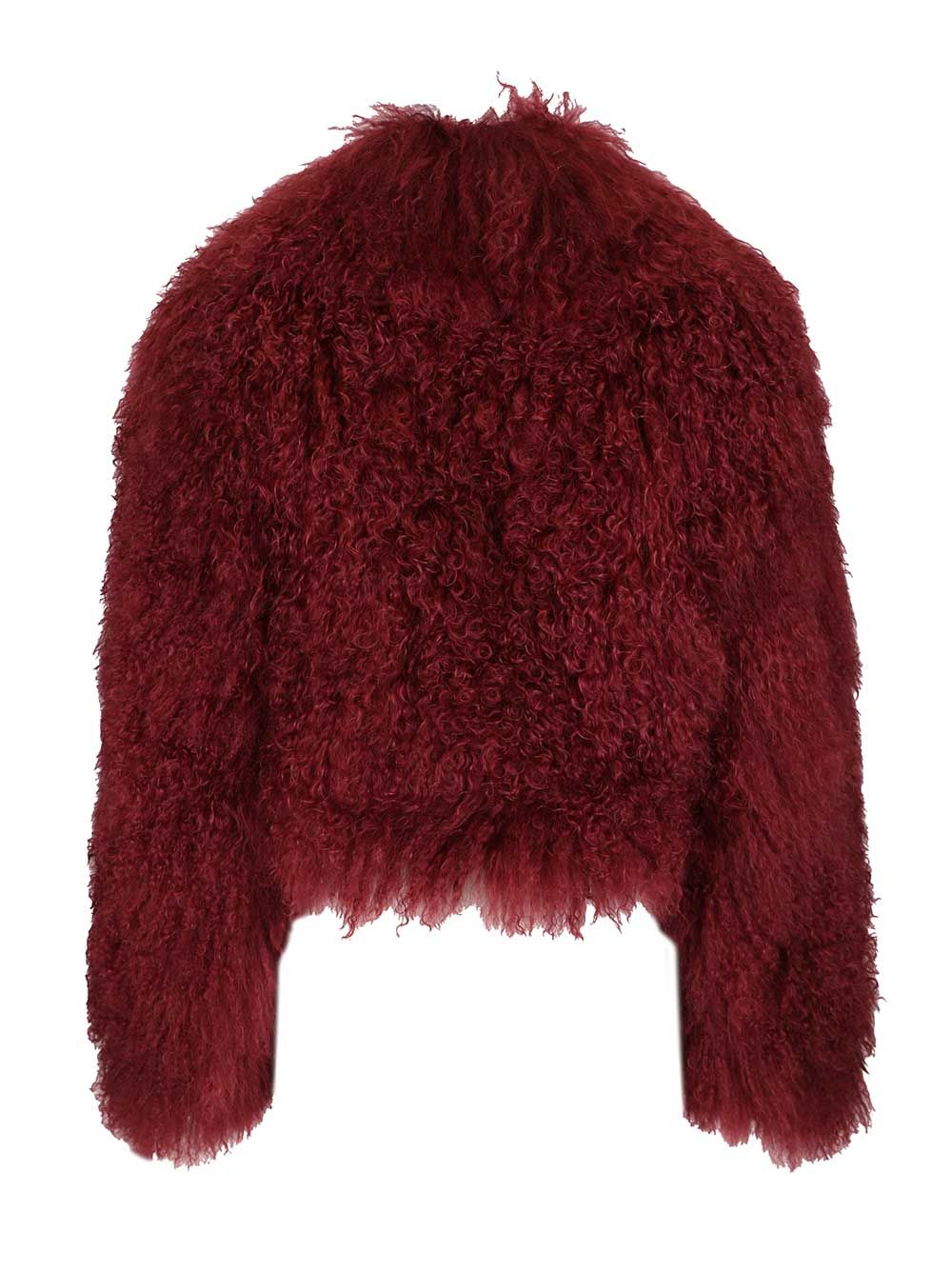 Numero Otto Short Jacket Coats - Bordeaux | 5c4630ea7ae0dfbc3c0bd34bca0c4cff2117caa9