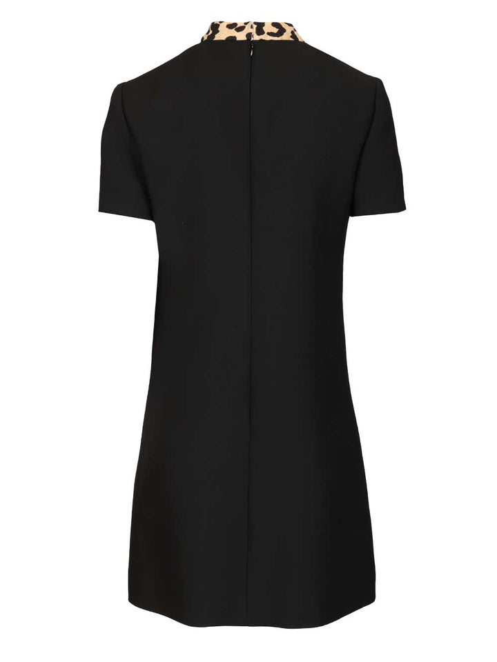 Valentino Garavani Short Crepe Couture Dress Dresses - Black | bb9f6178f393309318fe36bdc6e4e08a4aeb4695