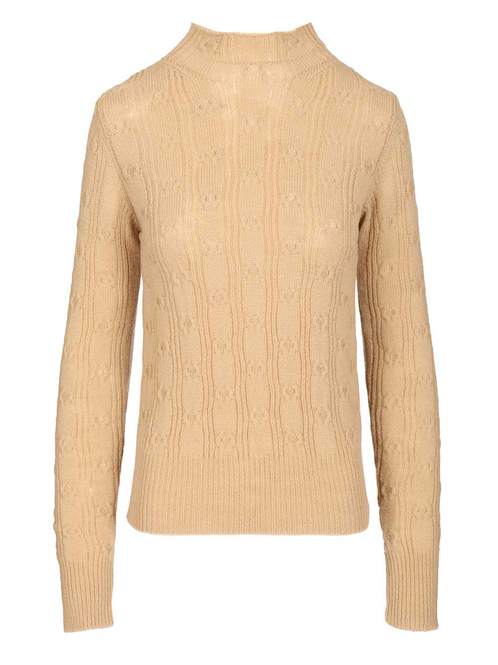 Dries Van Noten Tessy Sweater Knitwear - Beige | eeb4bc66516a6da579eba6a22a176993a5b7849d