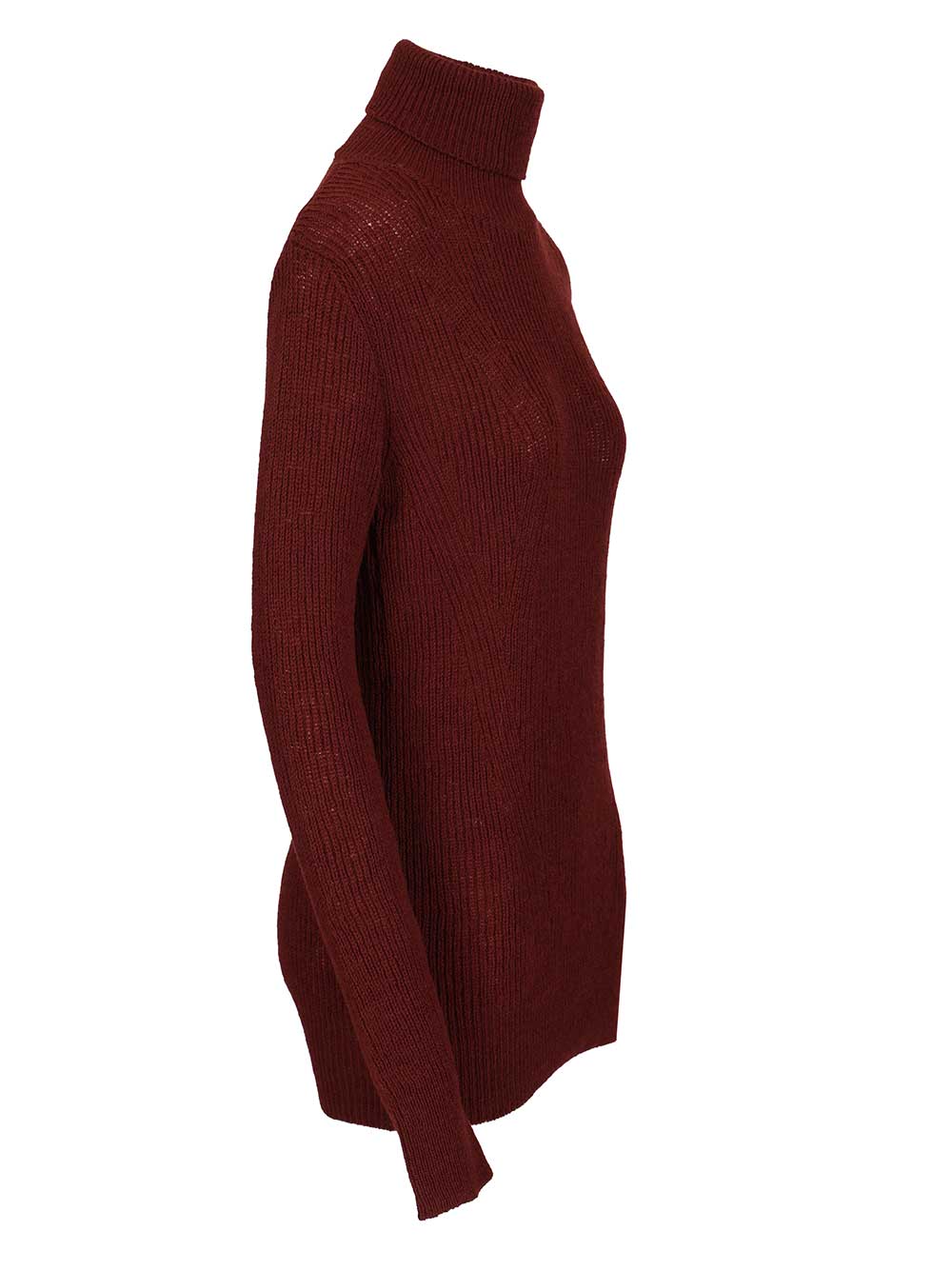Dries Van Noten Turtleneck Sweater Knitwear - Bordeaux | 67cb9fcf66e4a3f075cad4197ba23c478915a050