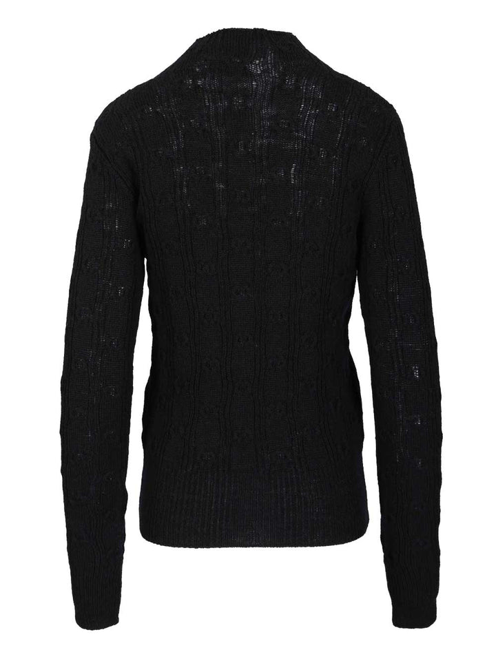Dries Van Noten Tessy Sweater Knitwear - Black | 9c956e1e1dca5fb003ed5601fcf5962c14897d68
