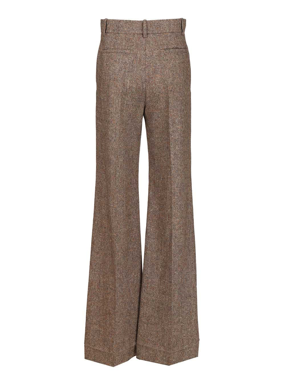 Valentino Garavani Natté Trousers Jeans - Brown | a0ef5f853e42053d07796b7329d28d3ac653e3d6