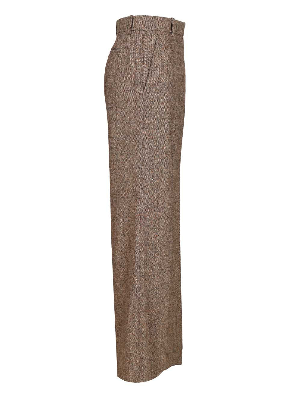 Valentino Garavani Natté Trousers Jeans - Brown | 6b14bd642dd36d05a451db772177a3eb9b7fe275