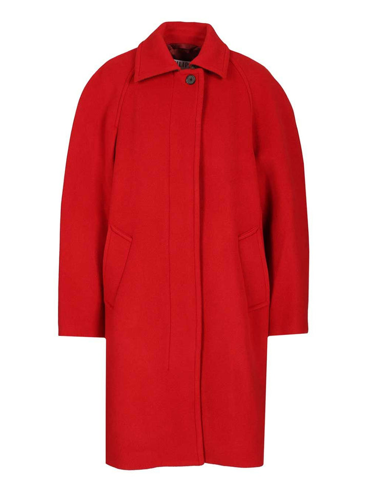 Filippa K Cocoon Coat Coats - Red | 18ea909428ebeb2aaa2f56e736d31efd8e9ce898