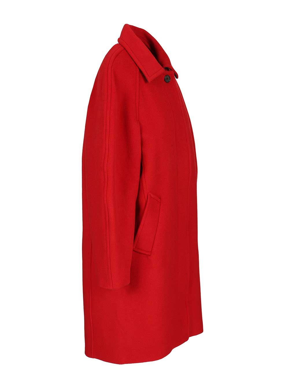 Filippa K Cocoon Coat Coats - Red | 12b8d7ca7b1b59679d80bc10ba8a9d8c4a22314c