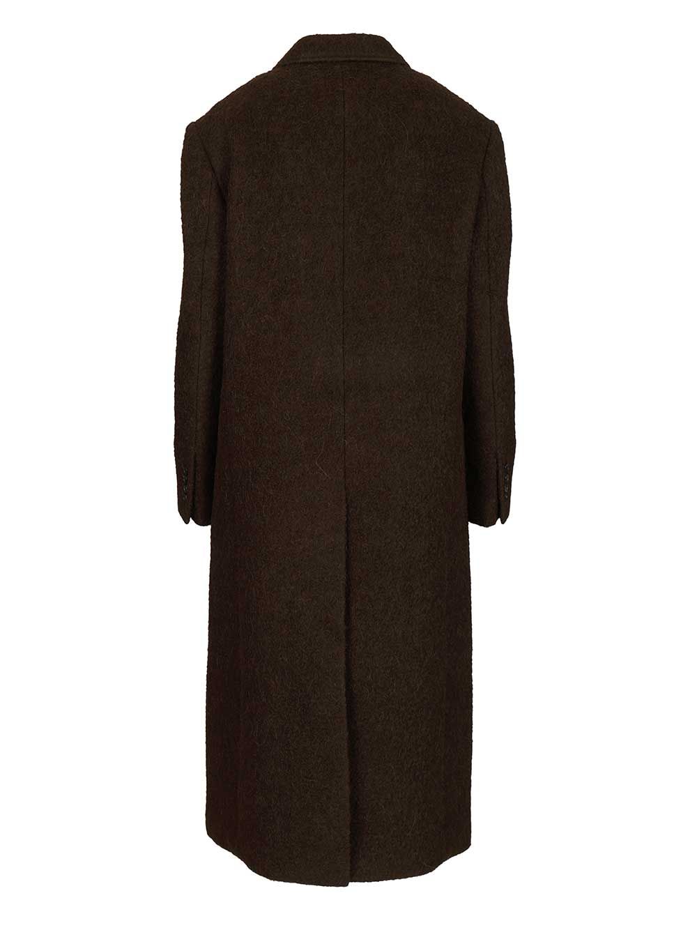 Dunst Structured Coat Coats - Brown | f336a64190cd6b0fe32a51ada36de02032c19cfe