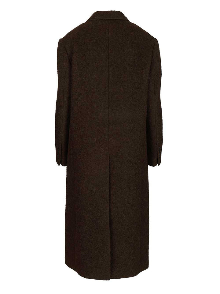 Dunst Structured Coat Coats - Brown | f336a64190cd6b0fe32a51ada36de02032c19cfe